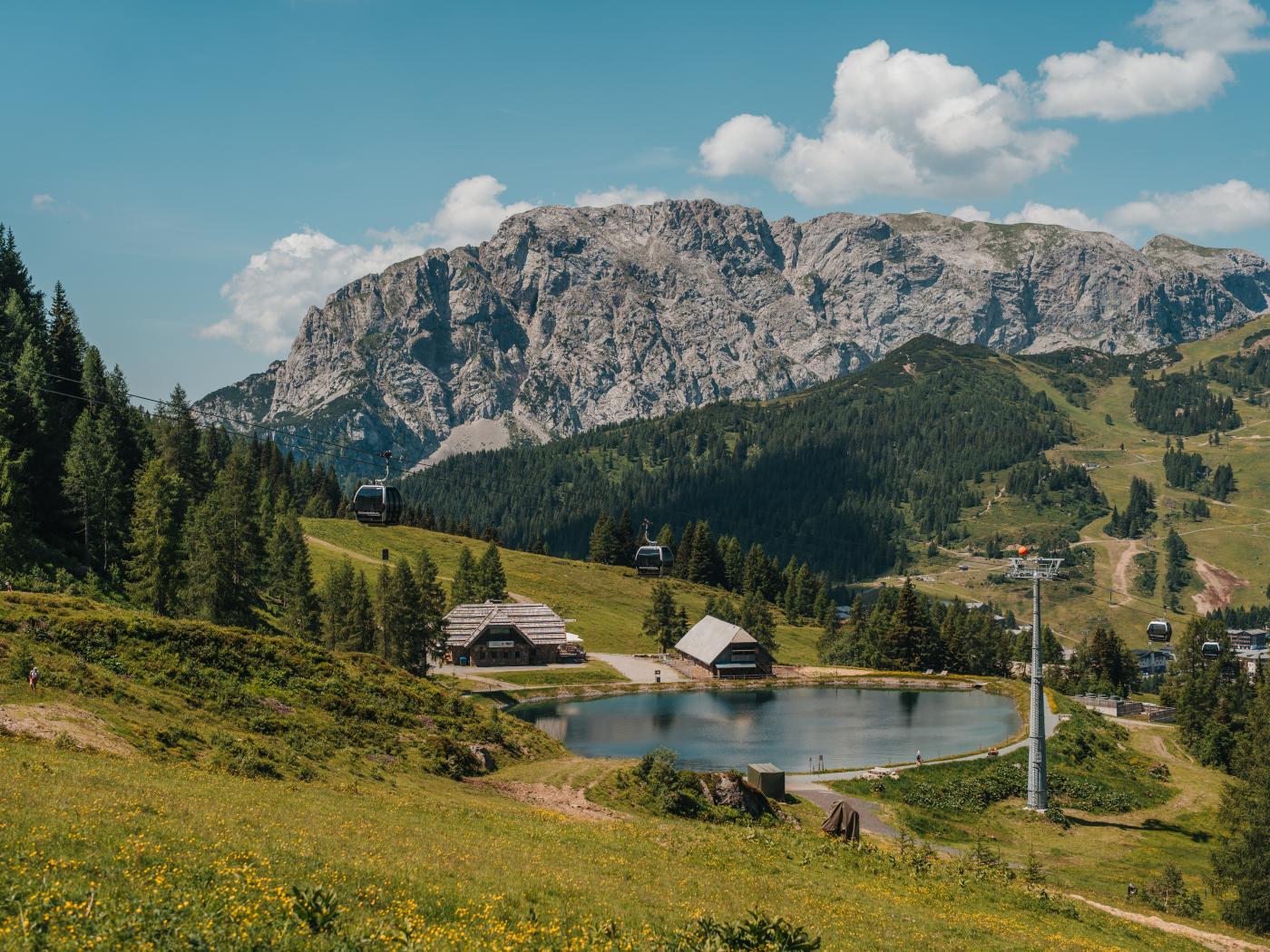 Sommer am Gartnerkofel am Nassfeld in K&auml;rnten
