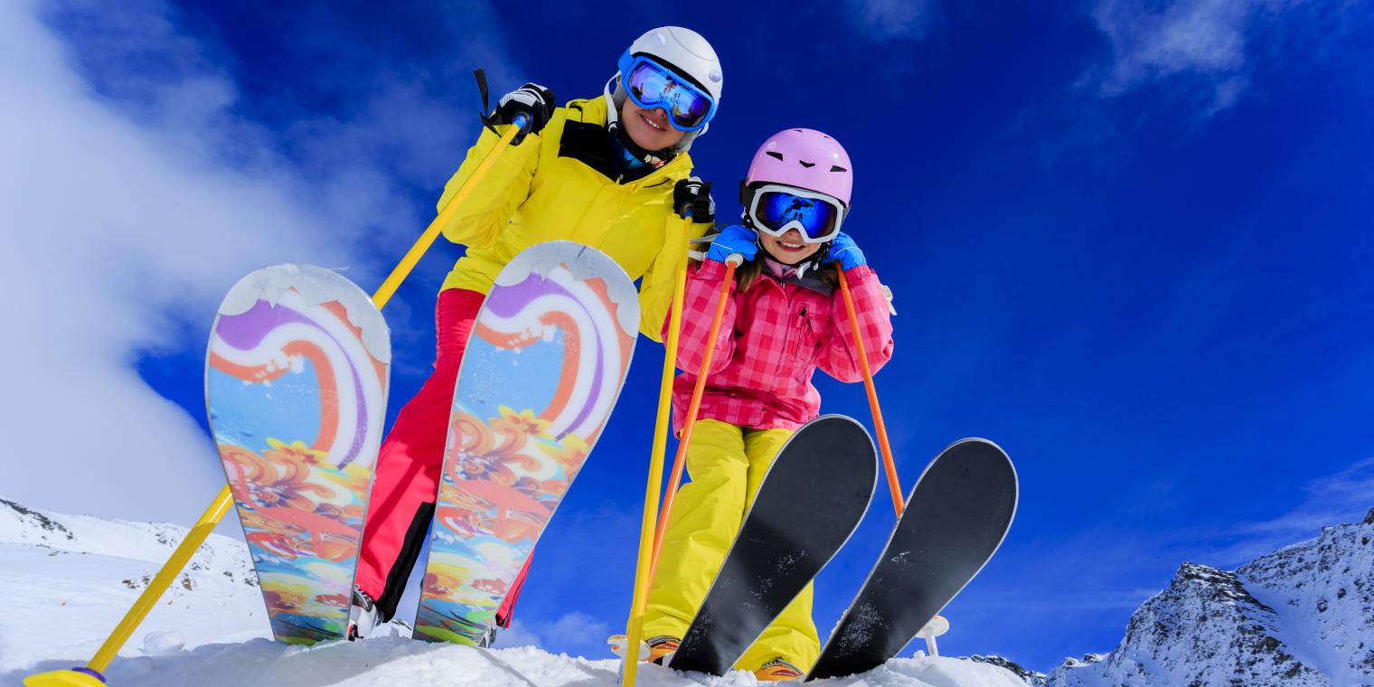 Familien-Skivergnügen am Nassfeld in Kärnten in der Nähe des Almhotel Kärnten