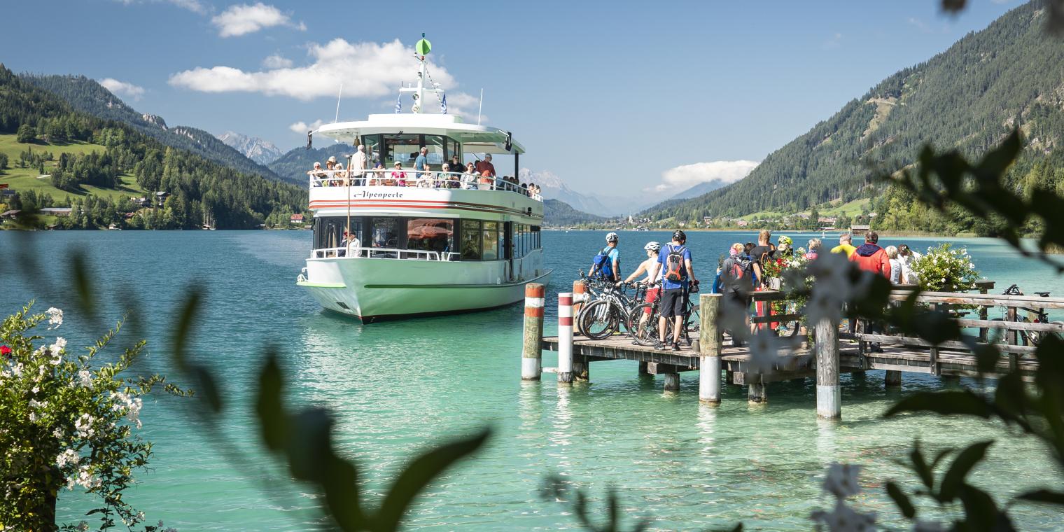 Schifffahrt auf dem Weissensee - Ausflugstipp für Gäste des Almhotel Kärnten am Nassfeld