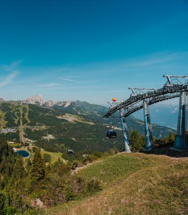 Gartnerkofelbahn im Sommer