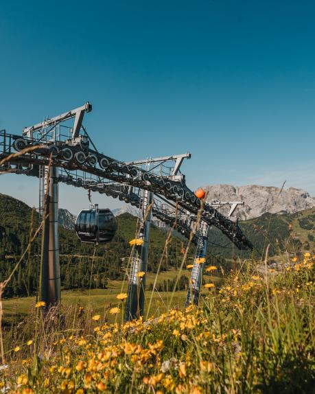 Gartnerkofelbahn im Sommer