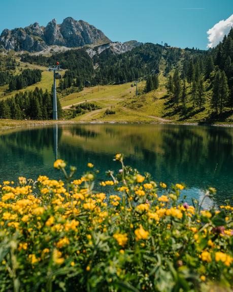 Alpine Lake at Nassfeld
