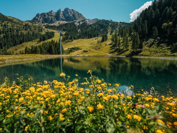 Alpine Lake at Nassfeld