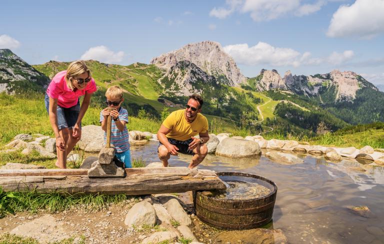 Der Aqua-Trail am Nassfeld in K&auml;rnten ist bequem vom  Almhotel K&auml;rnten aus erreichbar